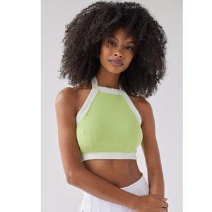 BDG Urban Outfitters Dazi Halter Cropped Top Strap Tie Solid M NWT